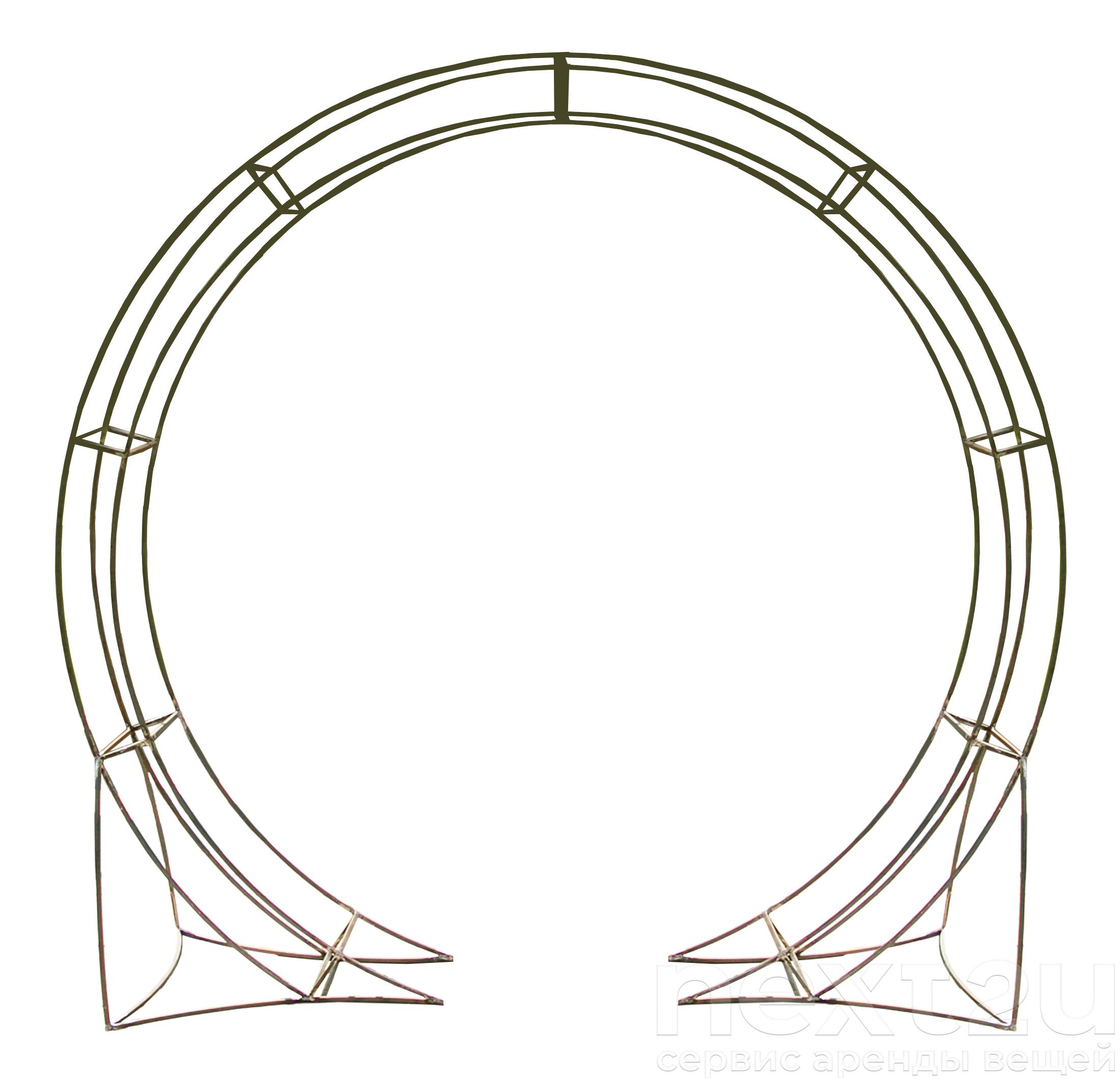 Полукруглая картина. Арка "круглая" (4 Эл.) (Диаметр-2,0м, ш 0,8 - 1,3м, г - 0,55м). Круглая арка каркас. Арка круглая металлическая. Свадебная арка полукруглая.