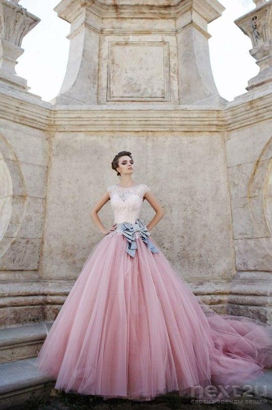 Свадебные платья нежно розового цвета