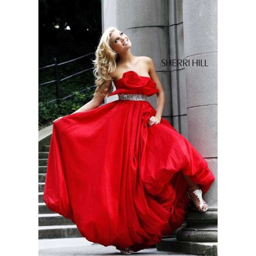 Красное Платье В Цветах Купить фото 22