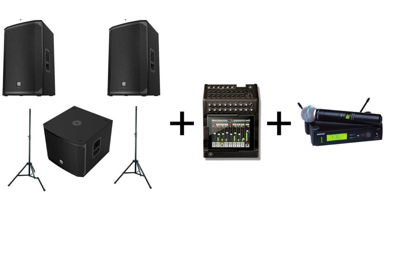 Оборудование для концерта. Звукоусиливающая аппаратура с комплектом акустических систем. Аренда звука. Комплект звукового оборудования electro voice. Аренда звука.