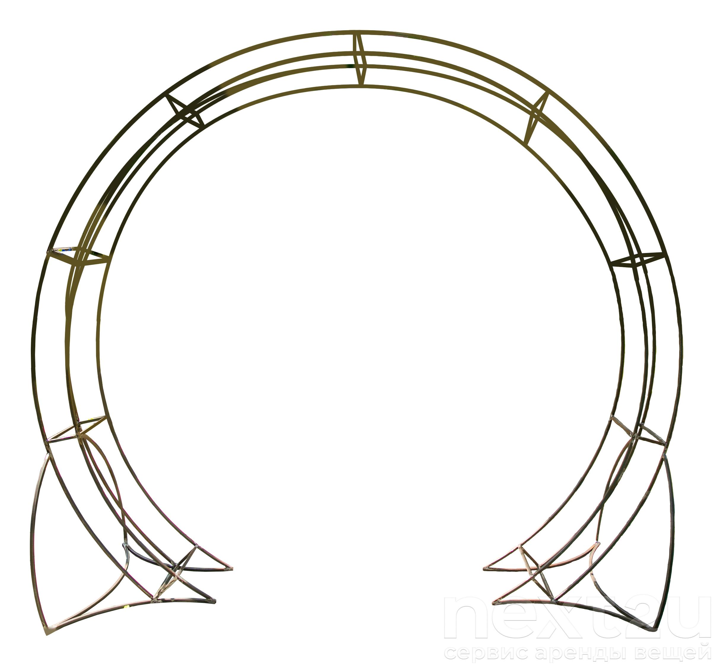 Полукруглая картина. Арка "круглая" (4 Эл.) (Диаметр-2,0м, ш 0,8 - 1,3м, г - 0,55м). Круглая арка. Круглая арка разборная. Полукруглая арка.