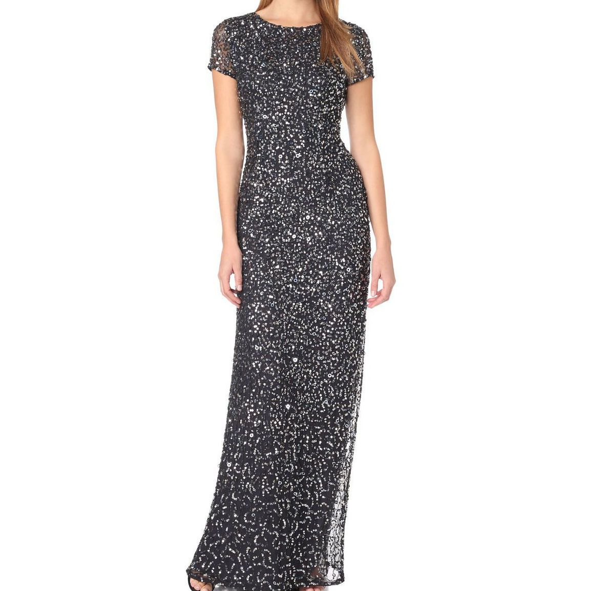 Adrianna papell sequin gown shop